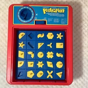 Perfection Puzzle Game Hasbro Game 2008 Tested Working Missing 3 Pieces